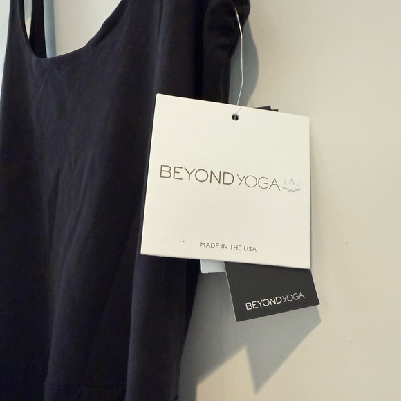 NWT Beyond Yoga tie waist midi dress. - Picture 2 of 7